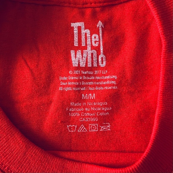 NWOT, The Who Logo Graphic T-shirt, size M - Picture 2 of 3